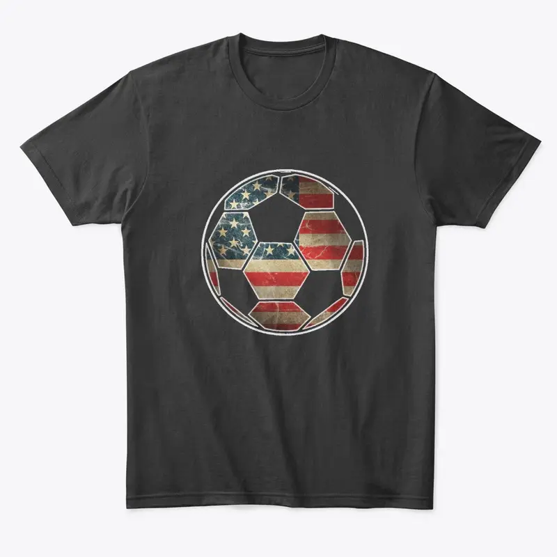 American Flag Soccer Ball