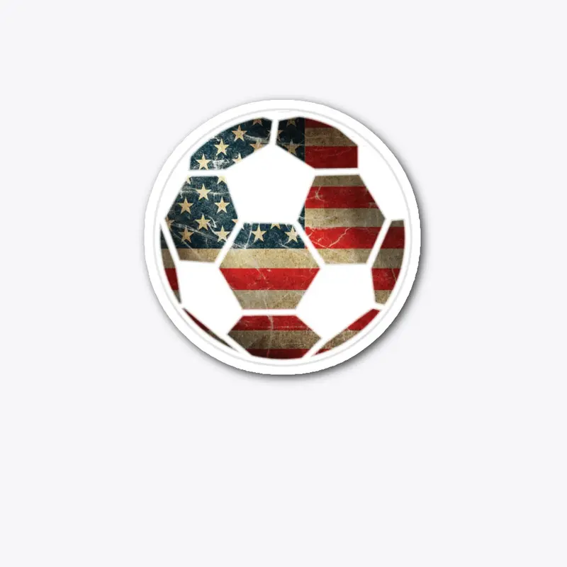 American Flag Soccer Ball