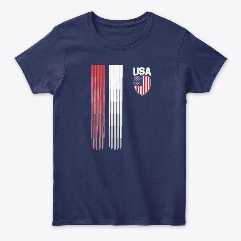 National America Flag Fan Soccer